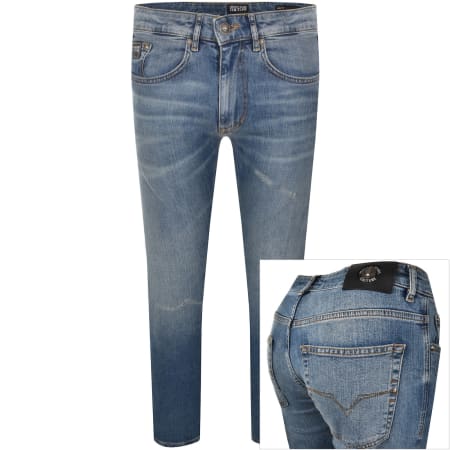 VERSACE シクネチャスキニシンス 78HAB5J0CDW00 909 Versace Jeans Couture Slim Fit Jeans | italist